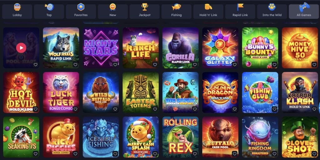 NoLimitCoins Casino Games