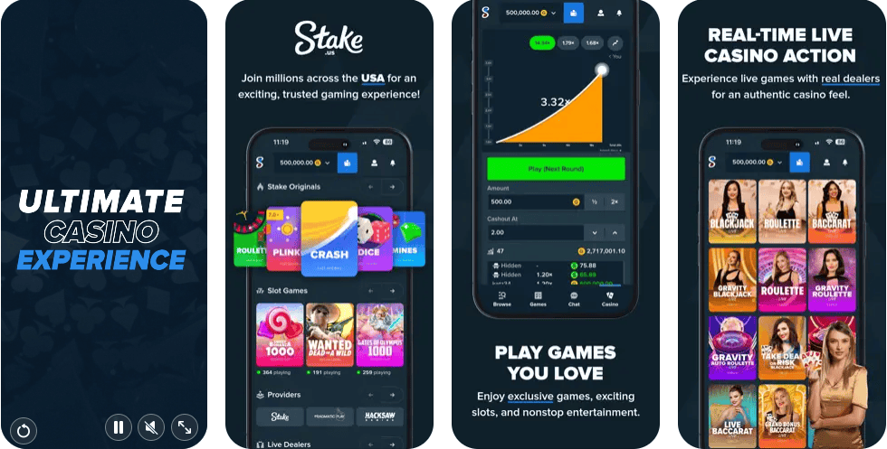 Stake.us iOS app