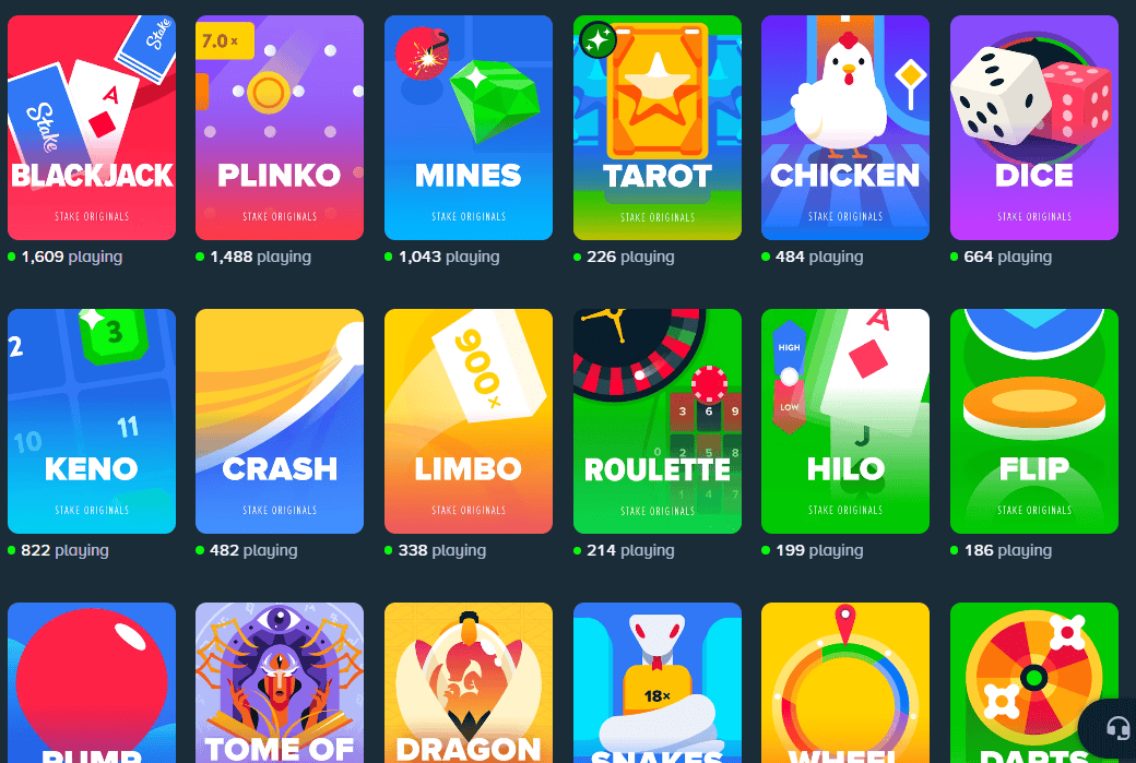 Stake.us Stake Originals