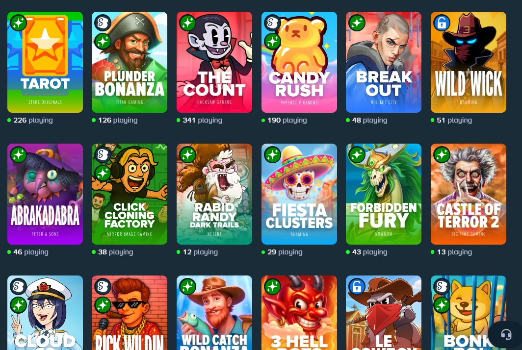 Stake.us online slots