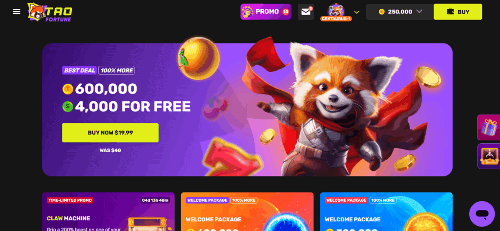 Taofortune Casino Bonus