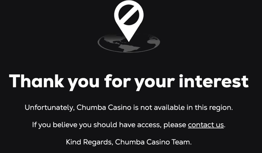 Chumba Casino Location