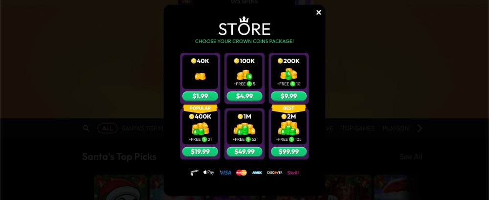 crown coins store