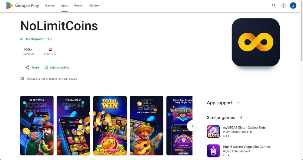 nolimitcoins android app google play