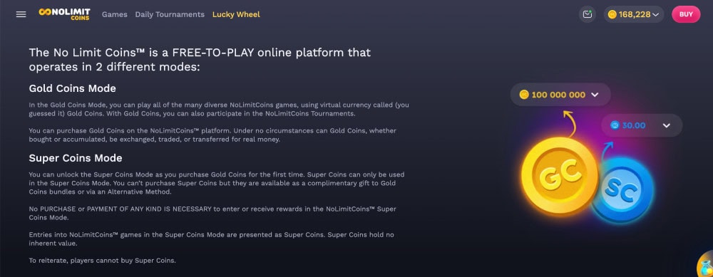 nolimitcoins how it works