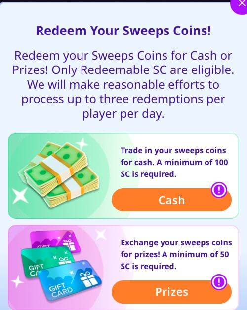 Redeem Your Sweeps Coins