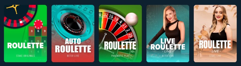 Stake.us Roulette Games
