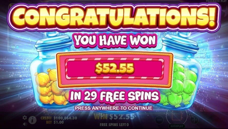 29 Free Spins