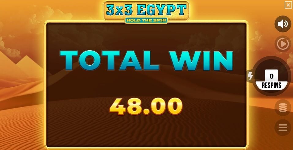3X3 Egypt Total Win