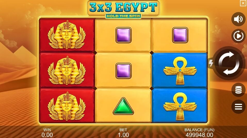 3X3 Egypt Symbols