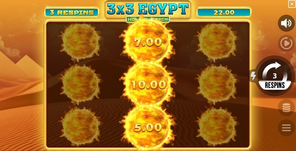 3x3 Egypt Bonus Game