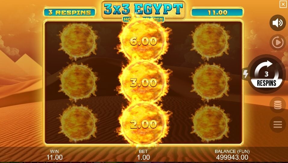 3x3 Egypt Suns