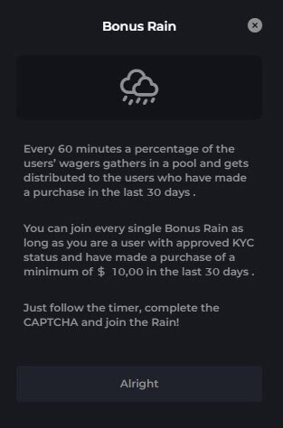 Bonus Rain