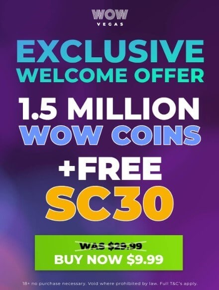 WOW Vegas Welcome Offer