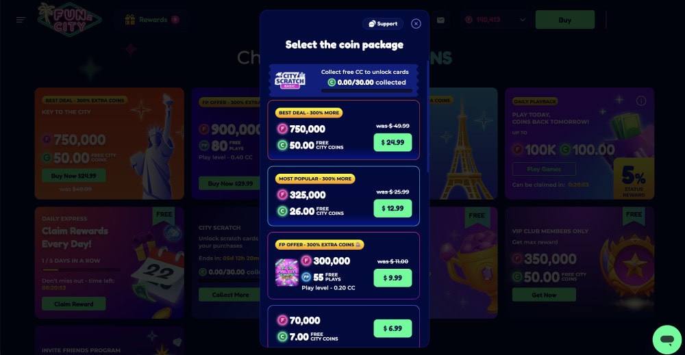 funzcity coin store