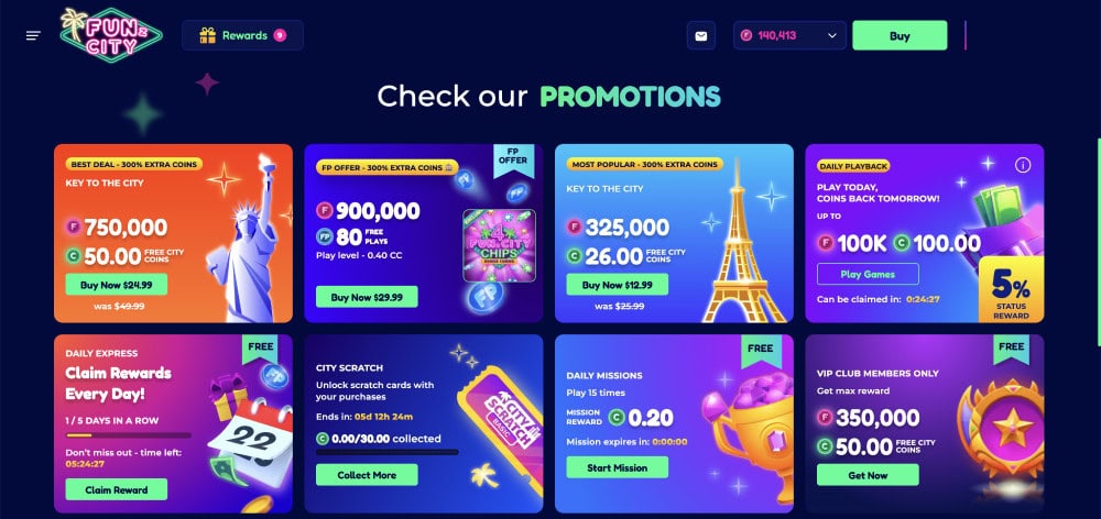 funzcity ui