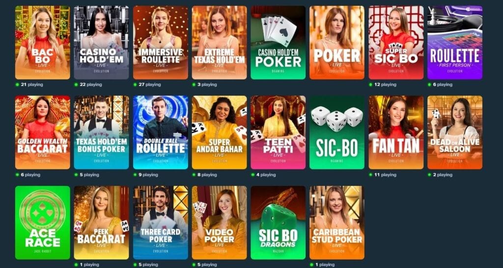 Stake.us Casino Games