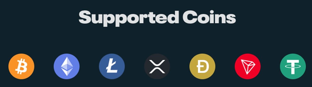 Supported Crypto Coins