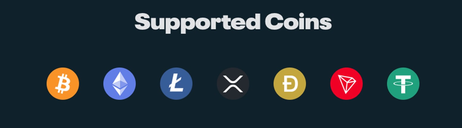 Supported Crypto Coins