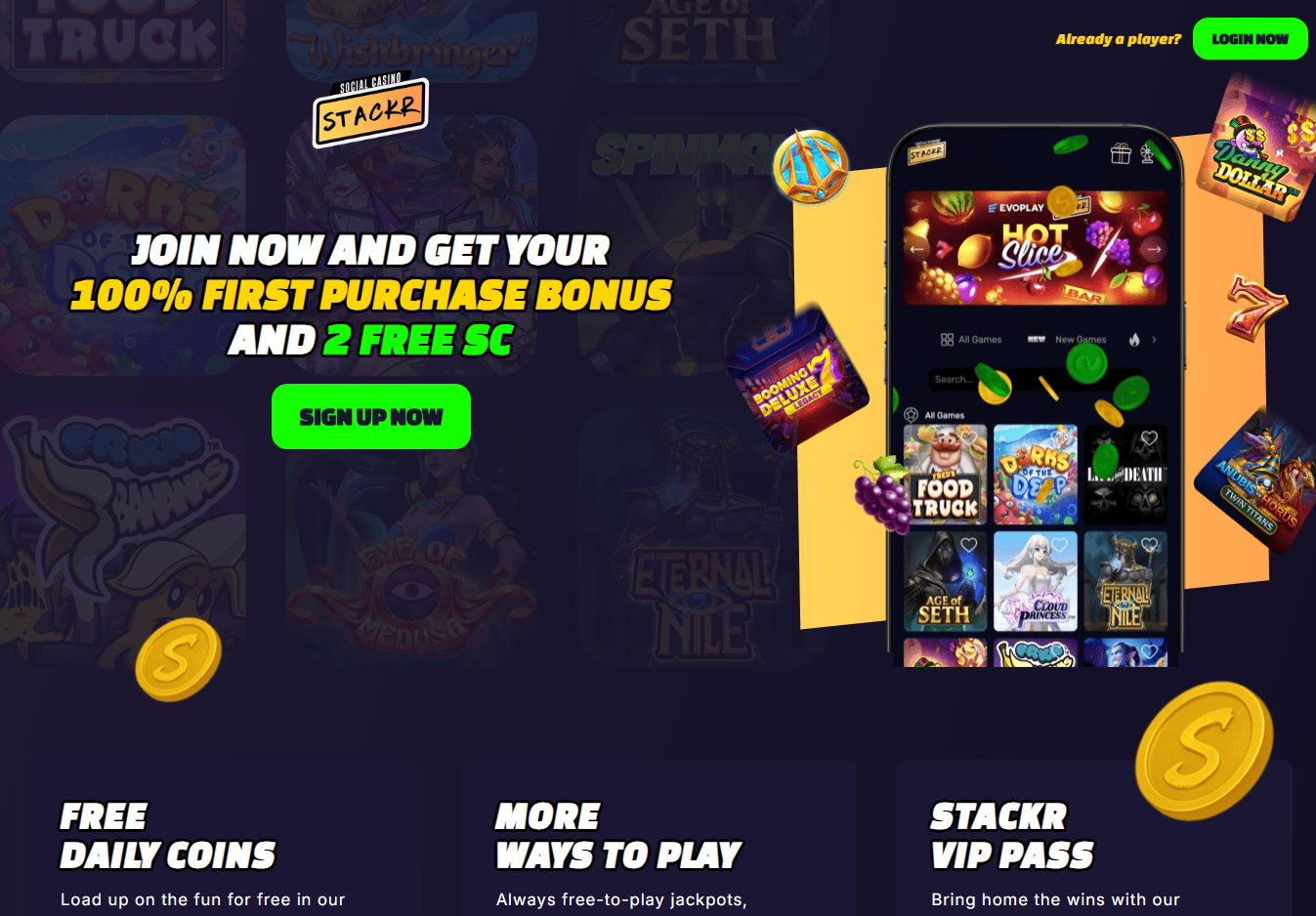 Stackr new welcome bonus