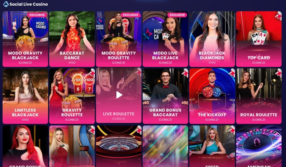 modo.us social live casino