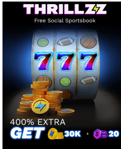 thrillzz extra first purchase bonus