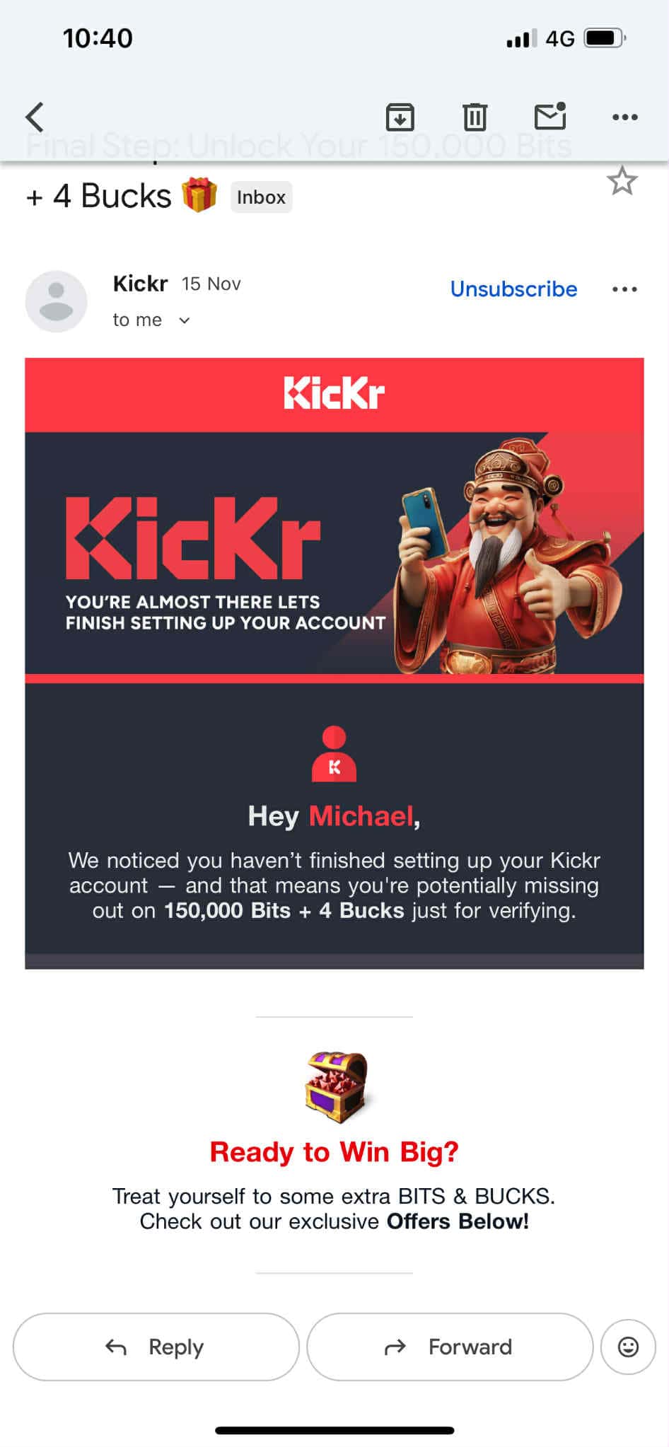 Kickr No Deposit Bonus