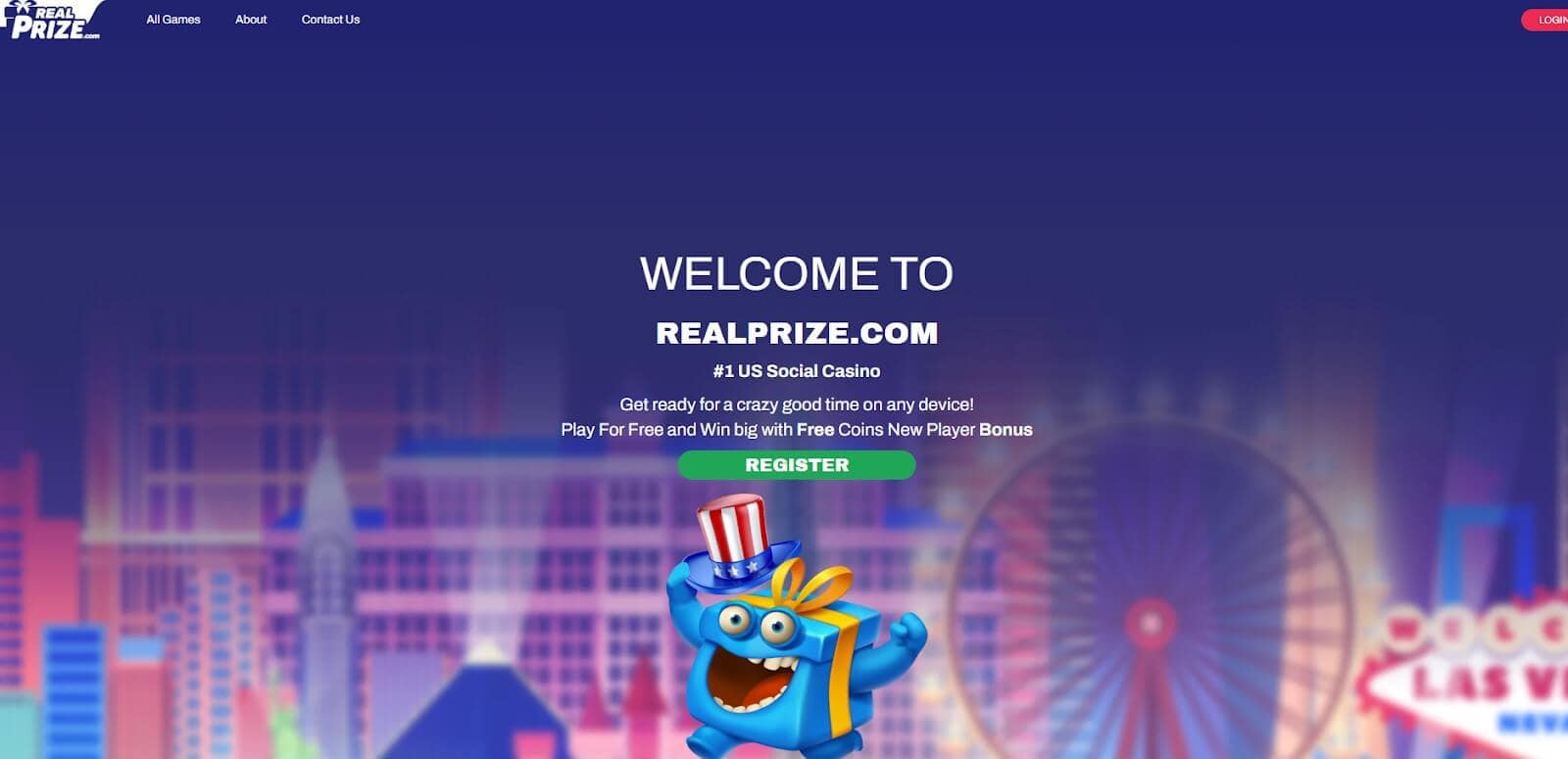 Realprize Casino Homepage