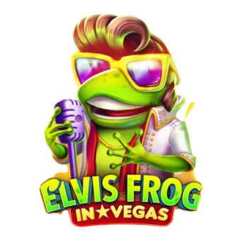 elvis frog in vegas logo