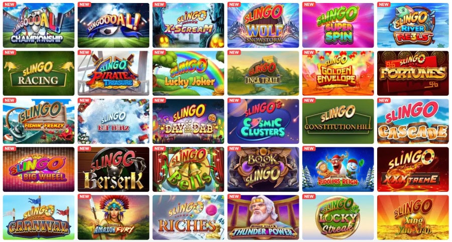 betrivers.net slingo games