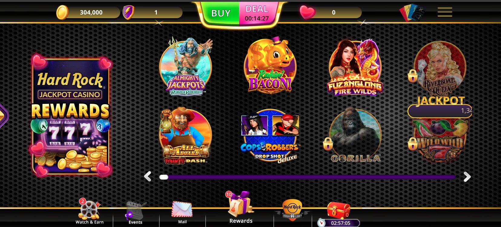 Hard Rock Slots