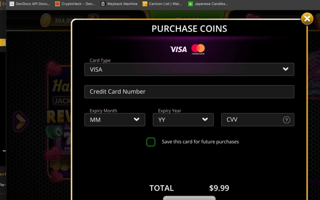 Purchase Coins