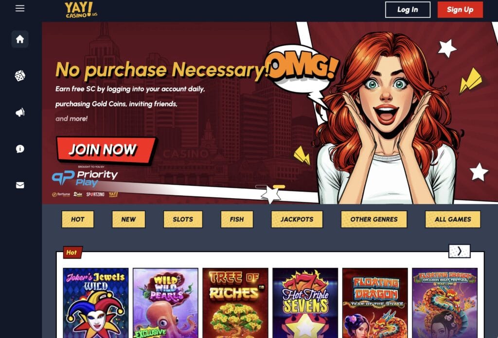 YayCasino.us homepage