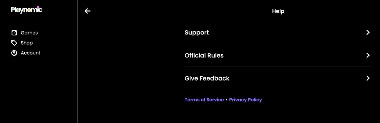 Playnomic Customer Support