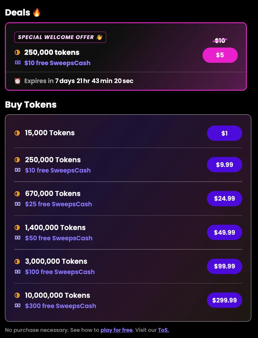 Playnomic Buying Options