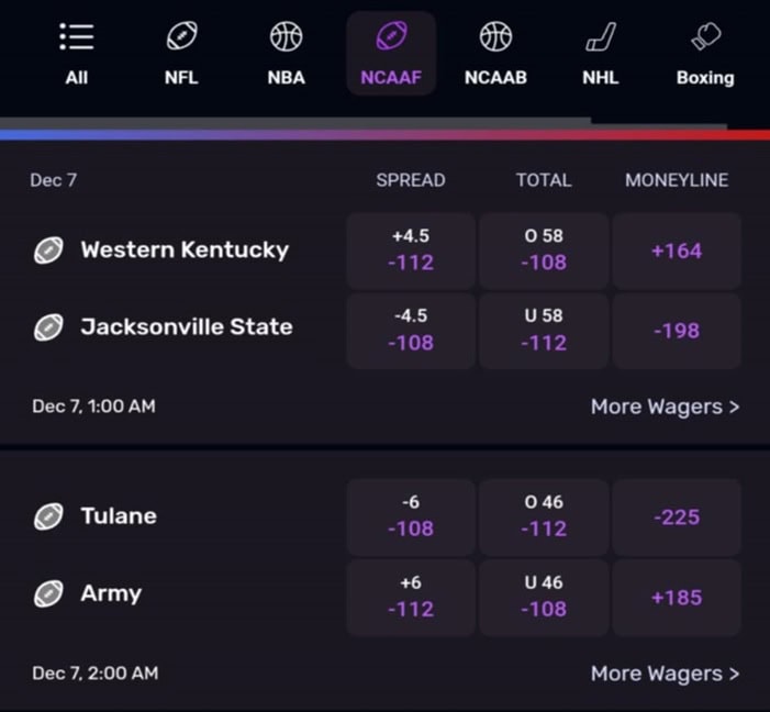 Onyx Odds Markets