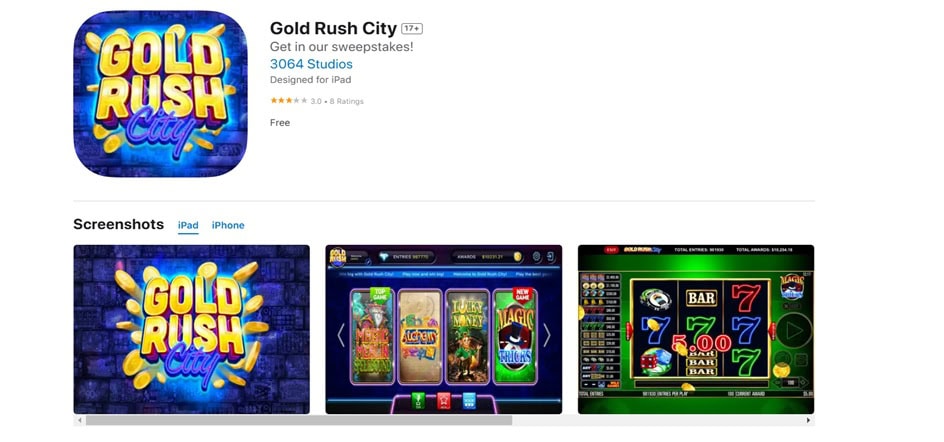 Gold Rush City iOS App