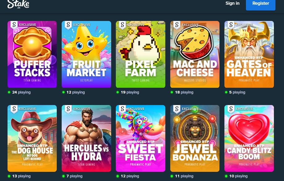 Stake Exclusives
