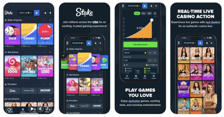 Stake.us mobile app iOS