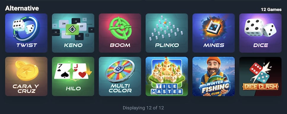 Bitsler.io Alternative Games