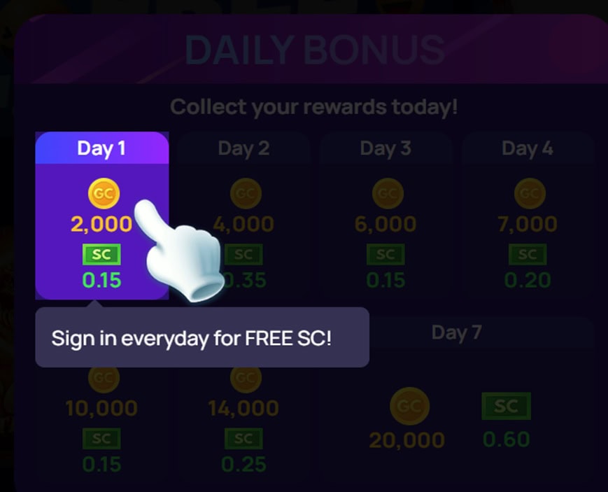 Cool Spin Daily Bonus