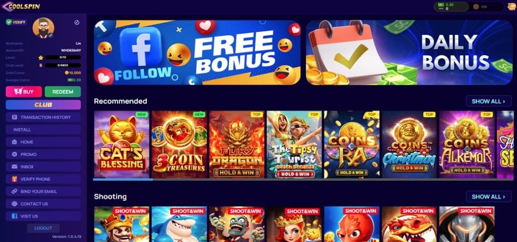 Cool Spin Homepage