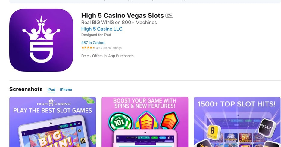 High 5 iOS App