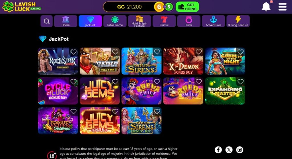 Lavish Luck Games