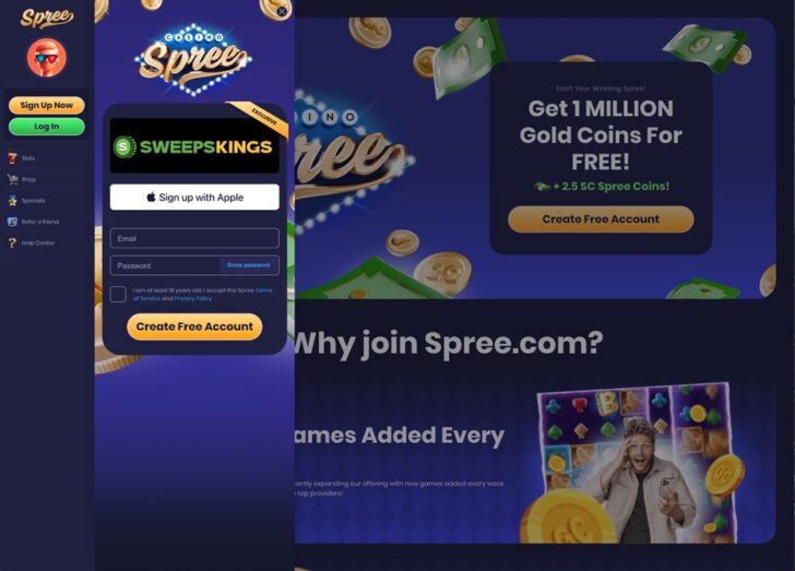 Spree Exclusive Bonus