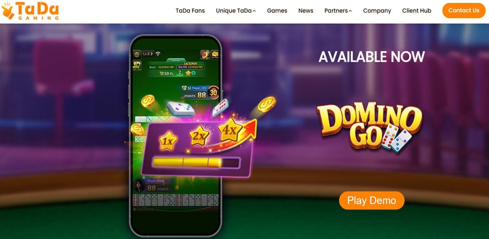TaDa Gaming Homepage