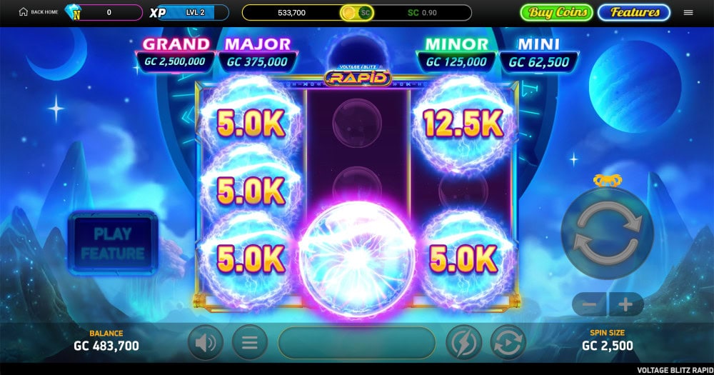 voltage blitz rapid at baba casino