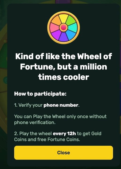 Wheel of Fortune Sign-Up