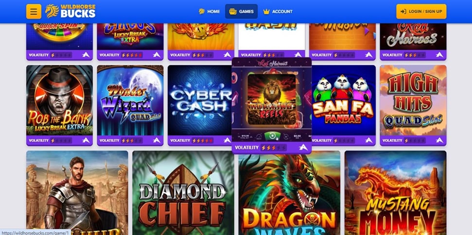 Wildhorse Bucks Slots
