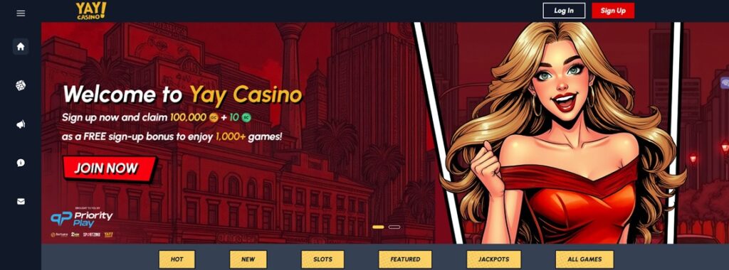 YayCasino.com Homepage